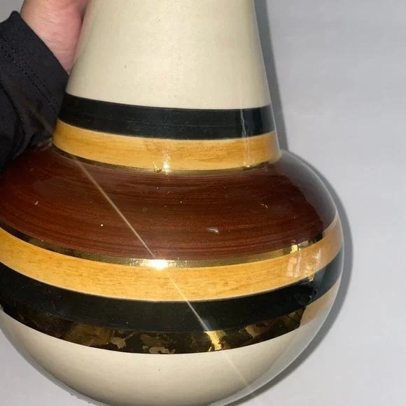 Vintage Gorgeous Bitossi Italy Ceramic Vase Aldo Londi For Rosenthal Netter
